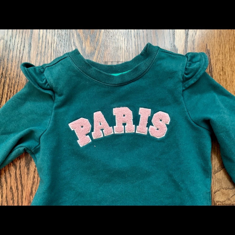 Janie and Jack Green Sweater